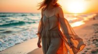 boho beachwear gauzy sets