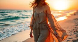 boho beachwear gauzy sets