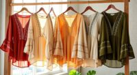 boho bell sleeve tops