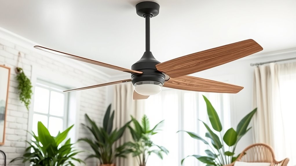 boho ceiling fan upgrade