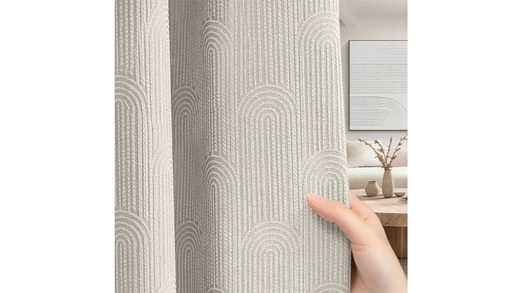boho farmhouse blackout curtains