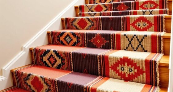 boho flat stair runners