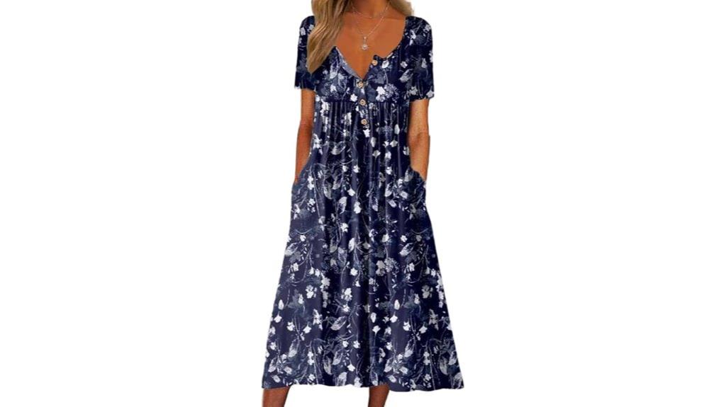 boho floral maxi dress