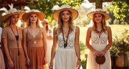 boho guest wedding outfits