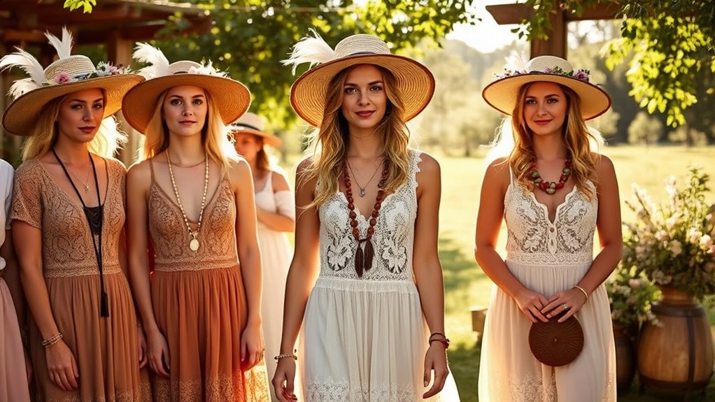 boho guest wedding outfits