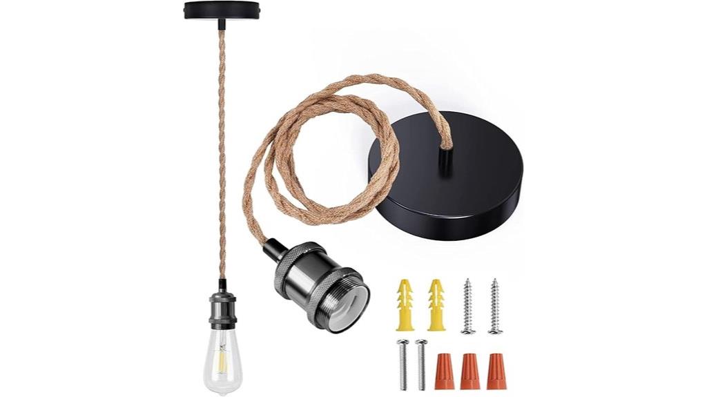 boho hemp pendant kit