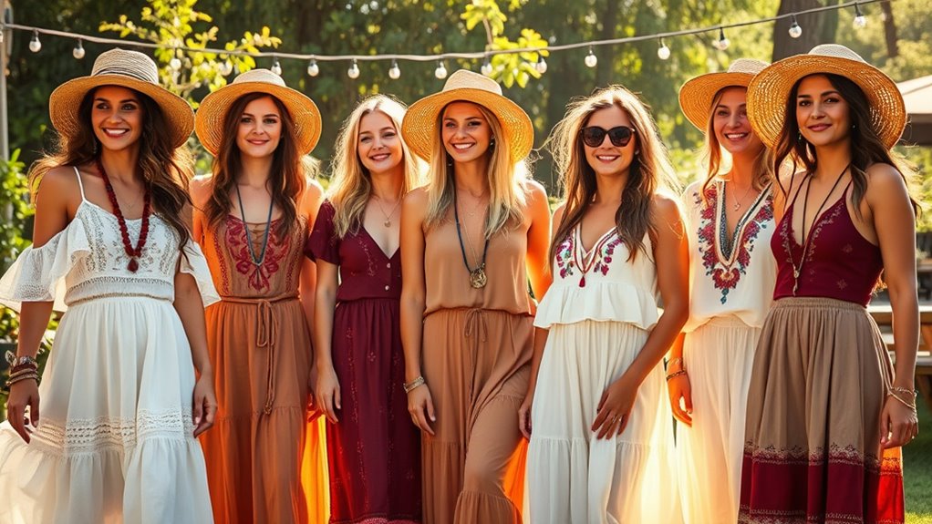 boho july natural attire