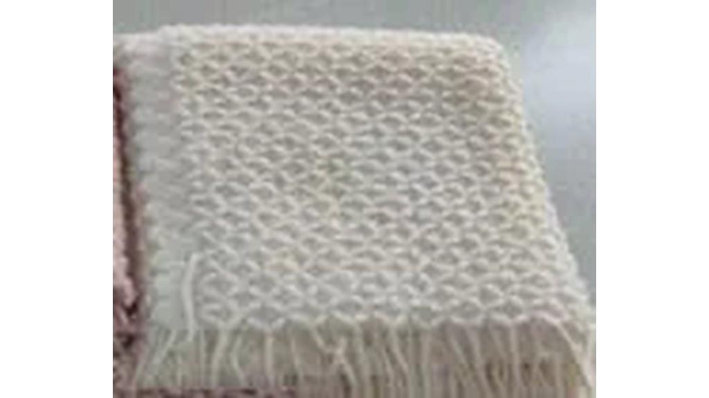 boho knitted farmhouse blanket