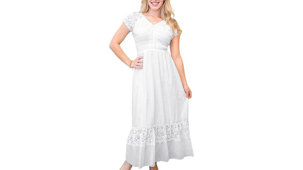 boho lace maxi dress
