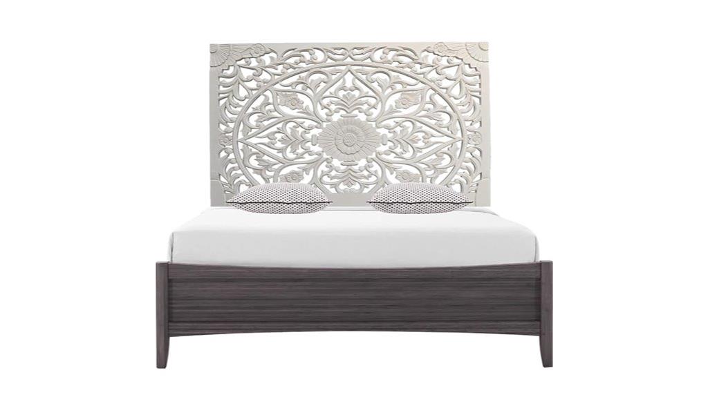 boho mandala wooden headboard