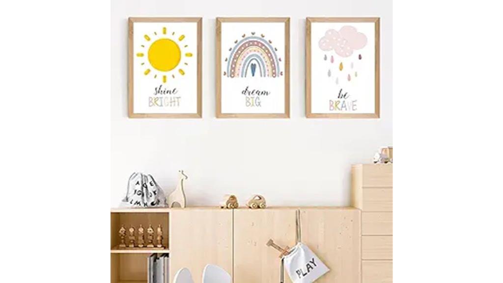boho nursery wall art