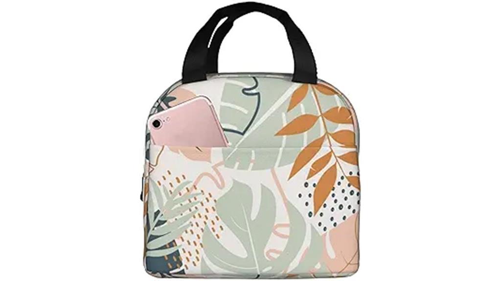 boho palm leaf lunchbox