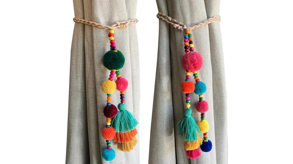 boho pom pom tassels