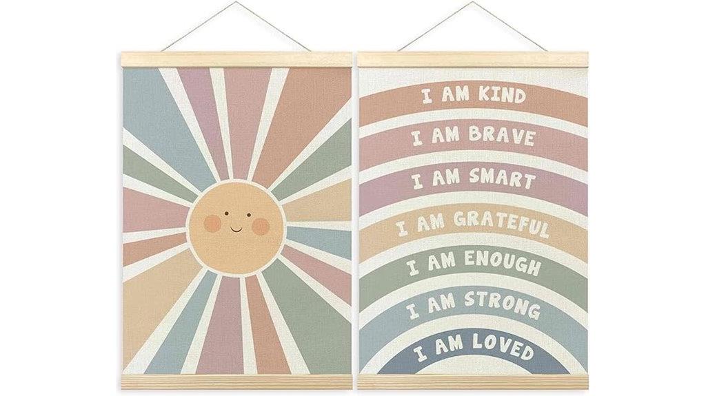 boho rainbow classroom decor