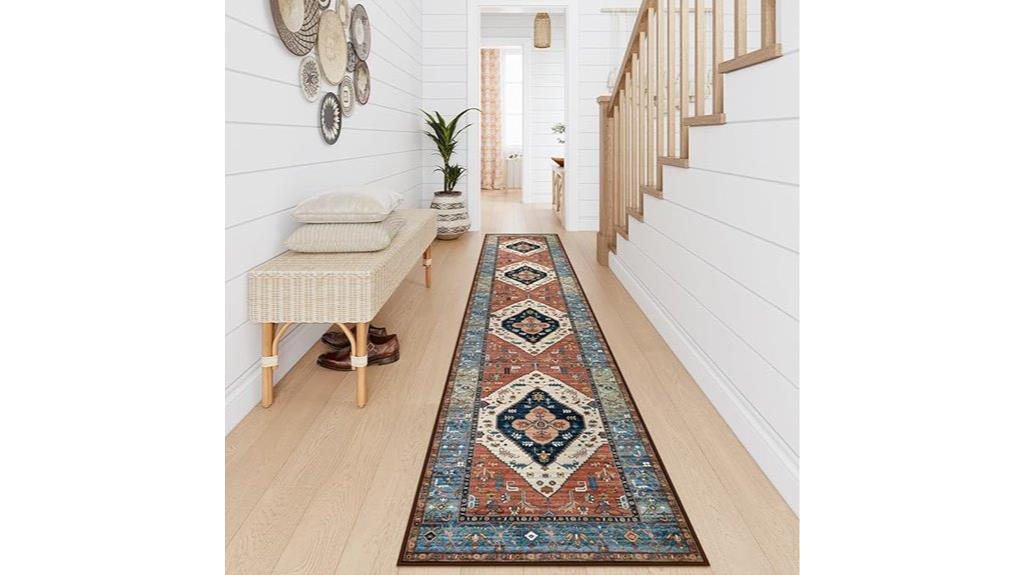 boho rug runner non slip