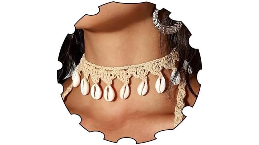 boho shell necklace