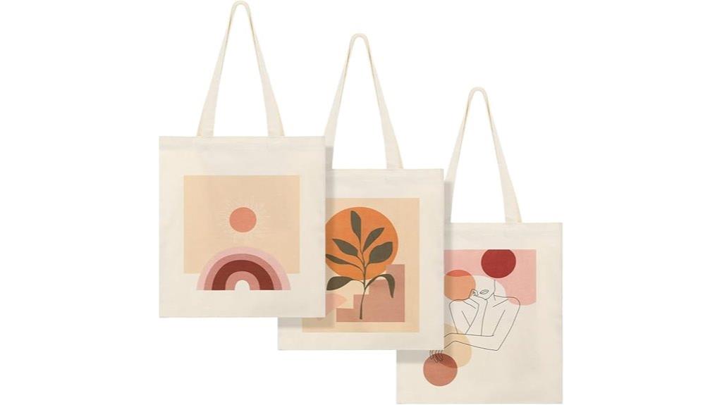 boho travel shopping tote