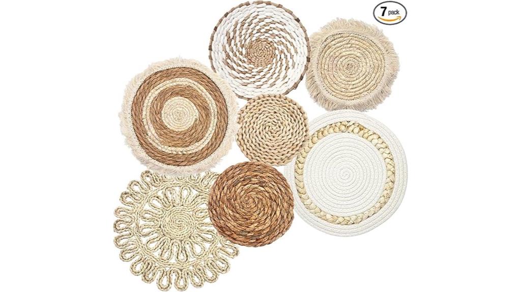 boho wall basket set