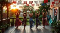 boho yoga july celebration