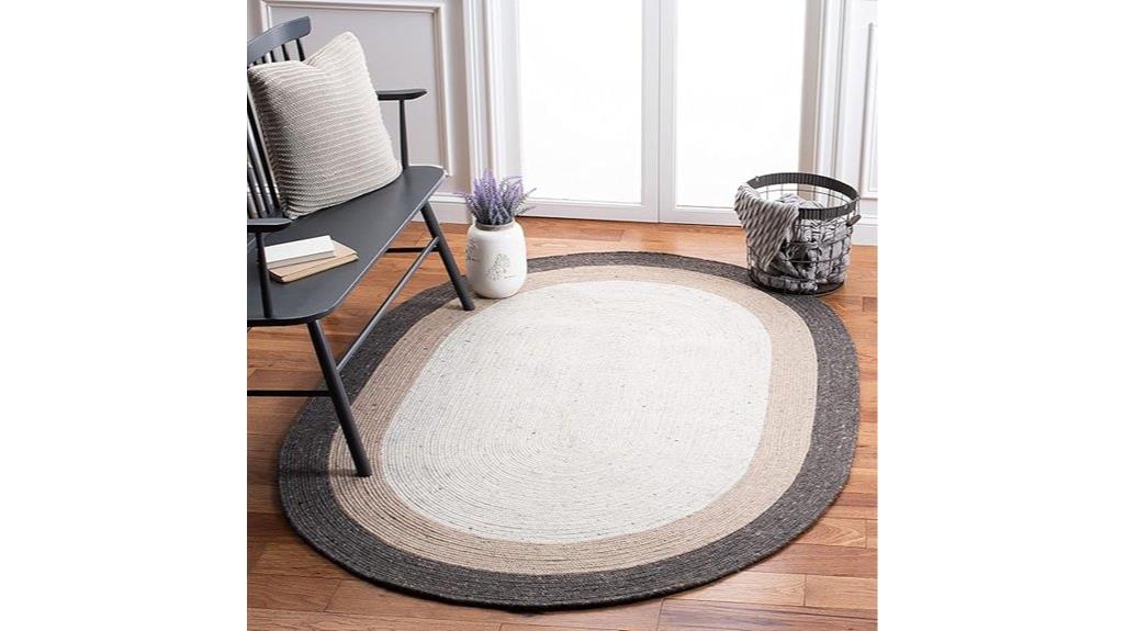 braided 6x9 area rug
