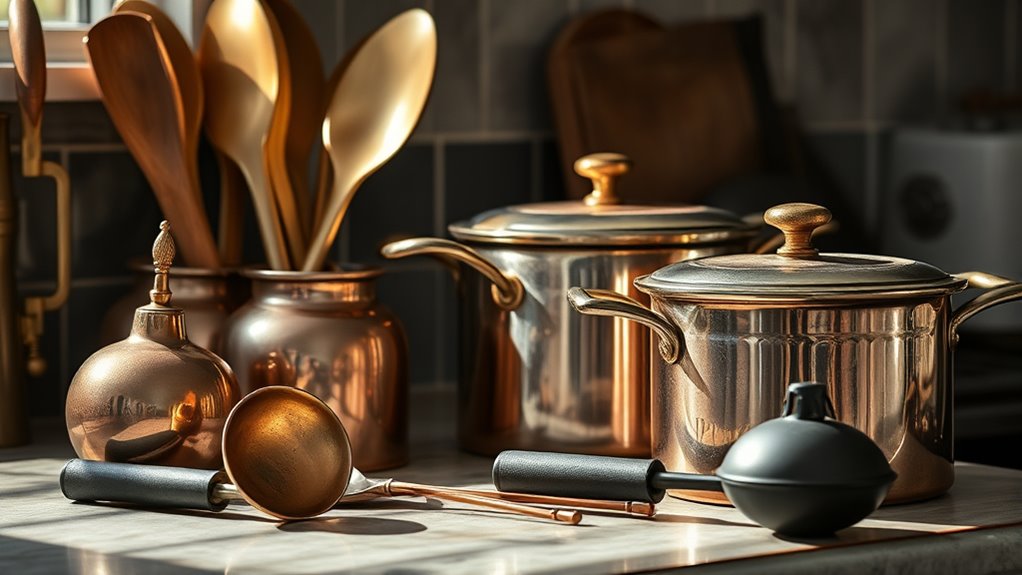 brass copper black steel