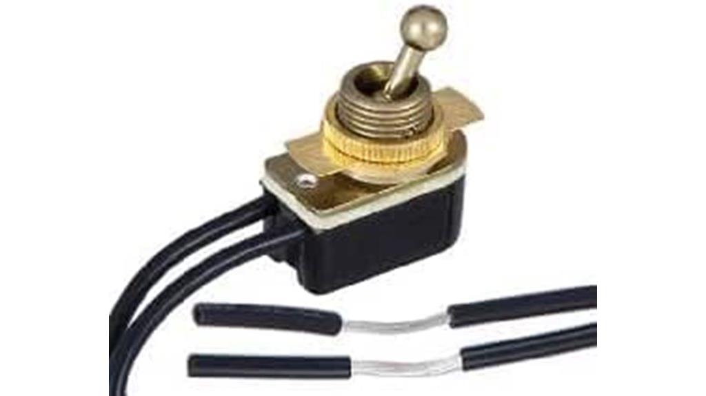 brass toggle switch
