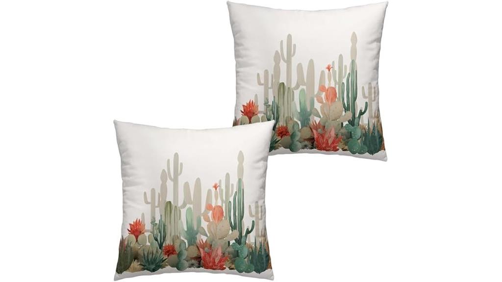 cactus pillow cover set