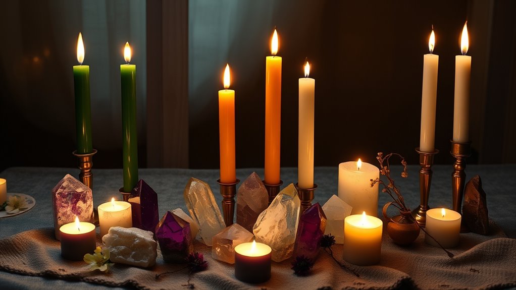 candle colors enhance intentions