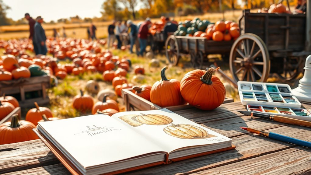 capture pumpkin textures vividly