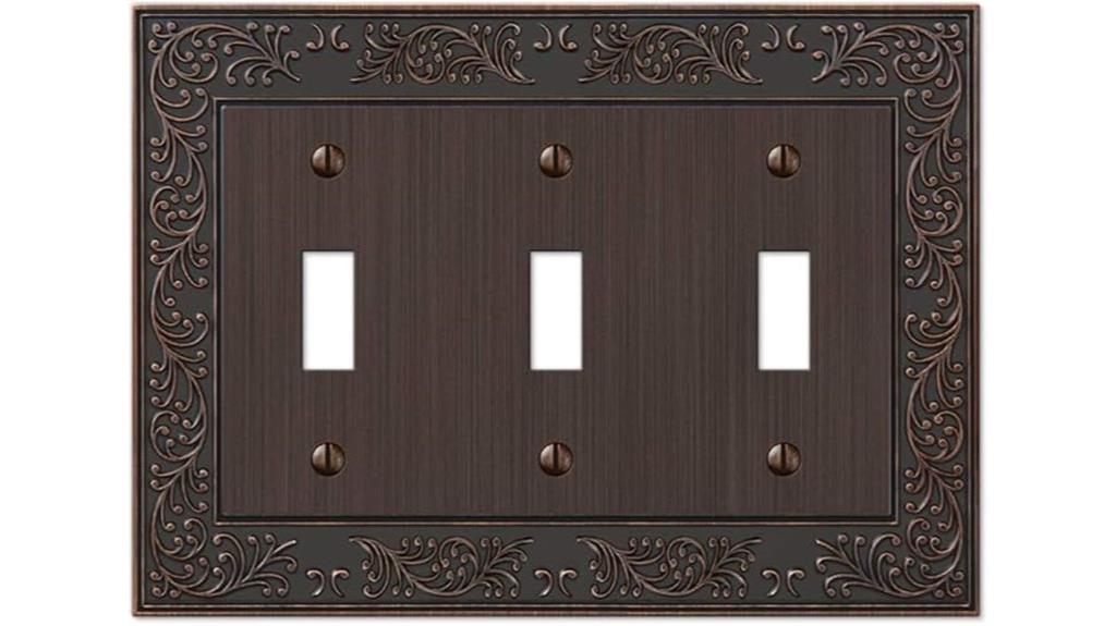 cast metal wallplate