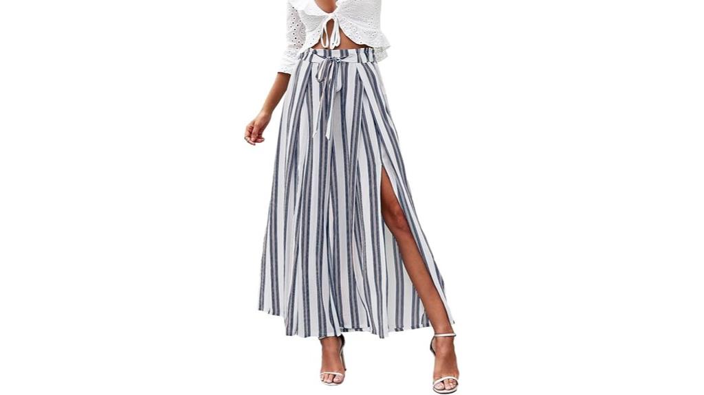 casual wide leg pants