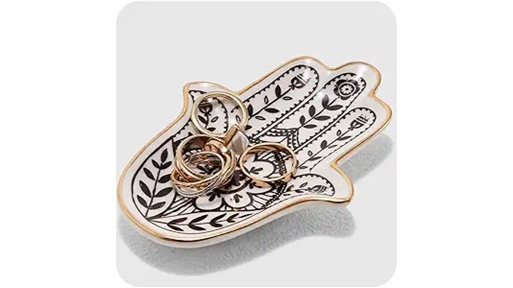 ceramic hamsa evil eye
