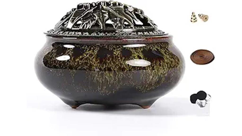 ceramic incense stick holder