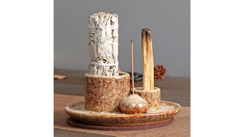 ceramic sage burner decor