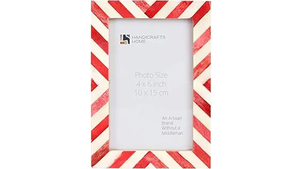 chevron pattern photo frame