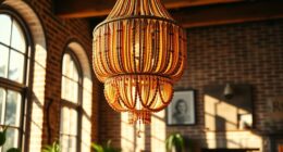chic boho beaded chandeliers