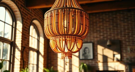 chic boho beaded chandeliers