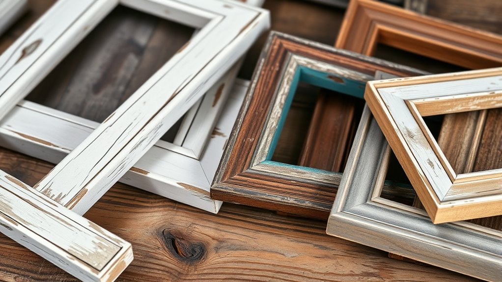choosing perfect distressed frames