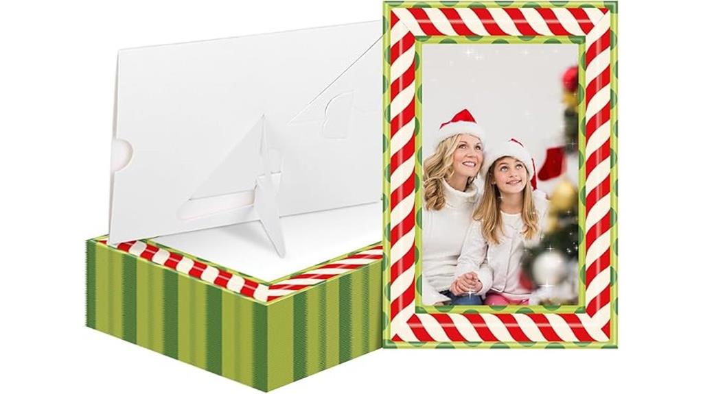 christmas paper frame set