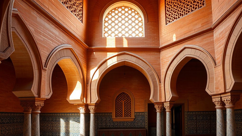 color enhances architectural curves