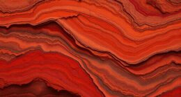 colorful clay ochre layering