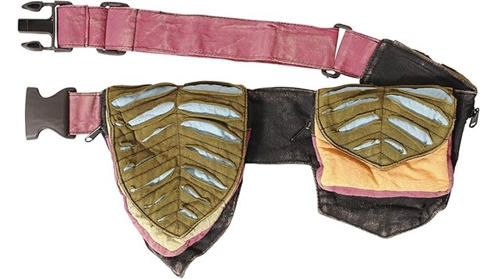 colorful festival waist pack