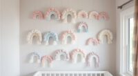 colorful nursery wall decor