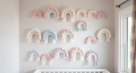 colorful nursery wall decor