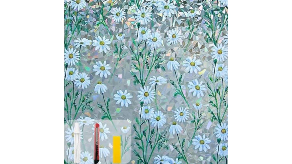 colorful stained glass window film