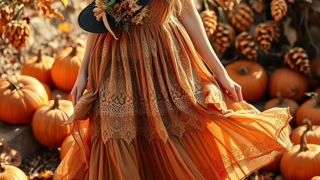 comfortable boho halloween style