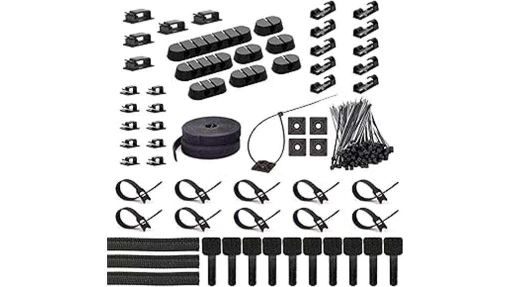 comprehensive cable organization kit