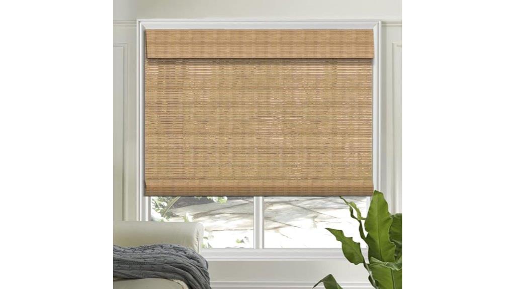cordless bamboo window shades