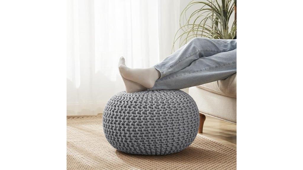 cotton cover ottoman 20