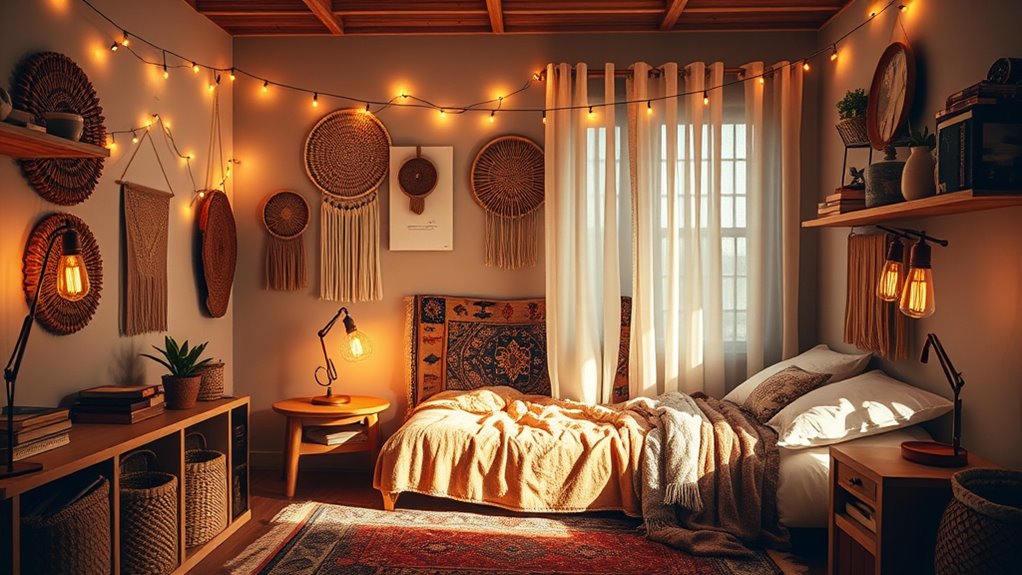 cozy layered lighting techniques
